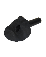 EPDM hemelwaterafvoer 90mm - 45 graden uitloop