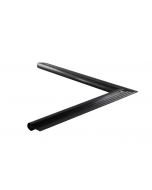 Kraaltrim standaard binnenhoek zwart 26mm