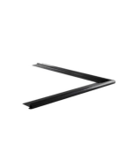 Kraaltrim standaard buitenhoek zwart 26mm
