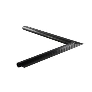 Kraaltrim standaard binnenhoek zwart 26mm