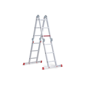 Altrex vouwladder 4x3 in A-stand opgesteld